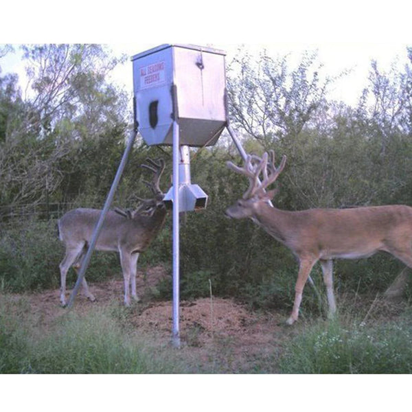 Galvanized Hopper Feeder (300 lb. Protein Capacity)